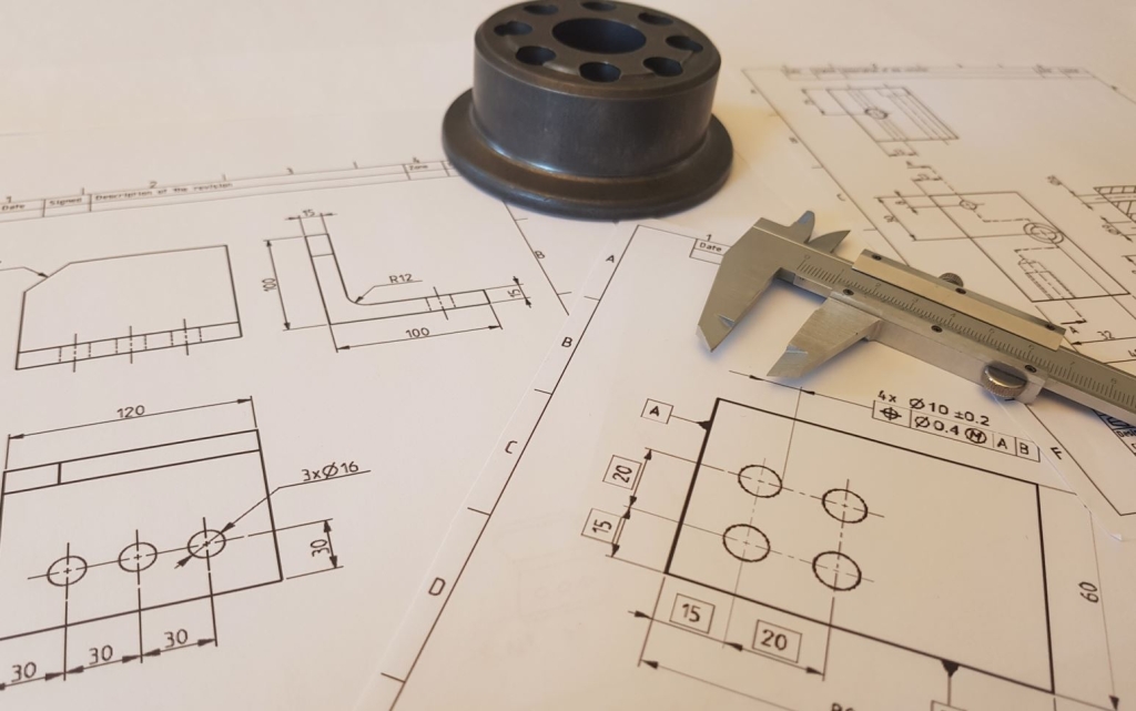 Ritningsläsning ISO -toleranser/Ritteknik