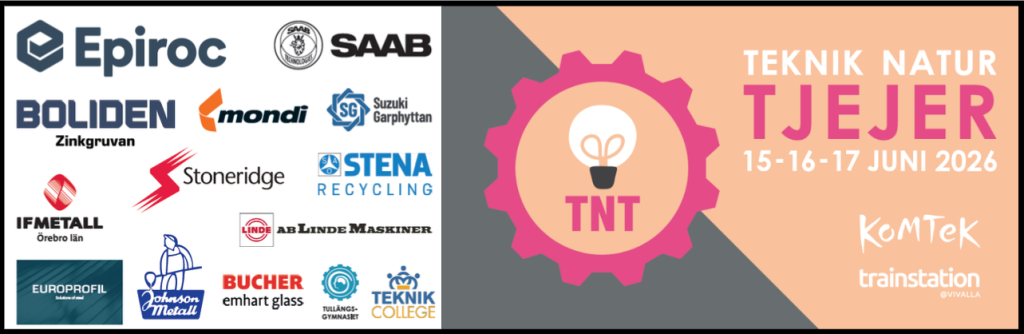 Inbjudan till studiebesök på TNT - Teknik-Natur-Tjejer
